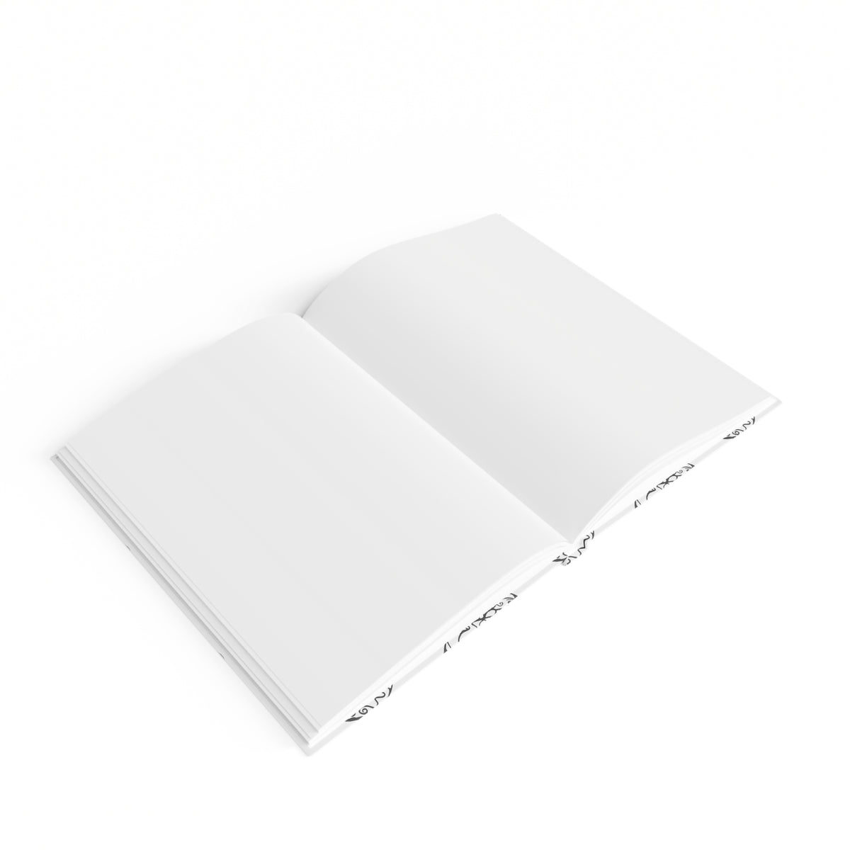 Blank Journal — Doodle Heart Pattern Coloring Notebook